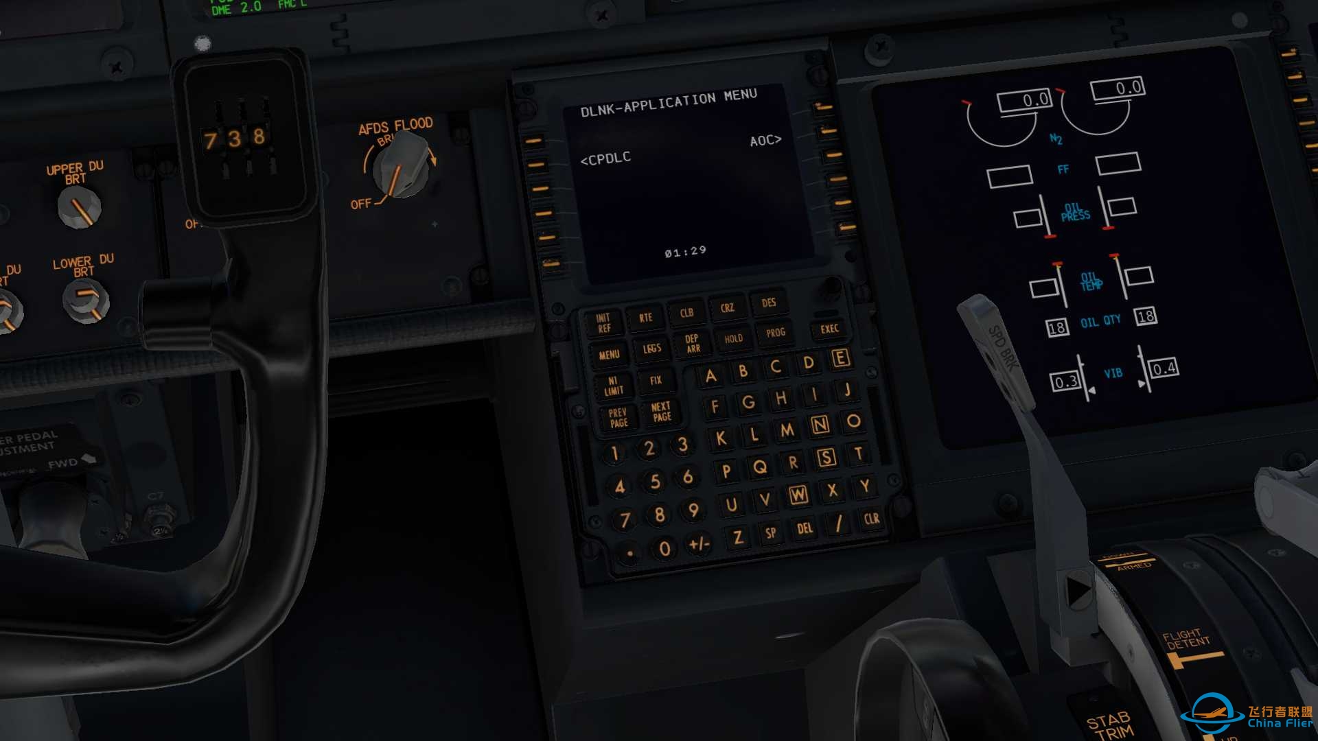 【首发】X-Plane里也能用CPDLC？再不用担心插不进对话了 Q&amp;A-4691 
