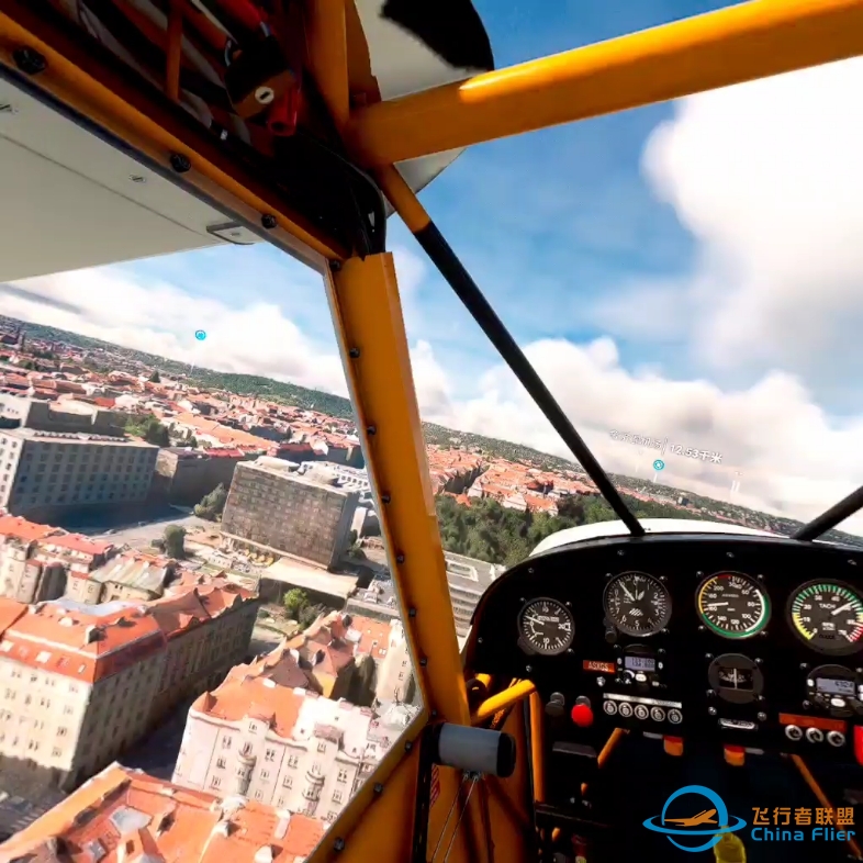 微软飞行模拟2020 最新版 vr测试一下 资源在上个视频-1070 