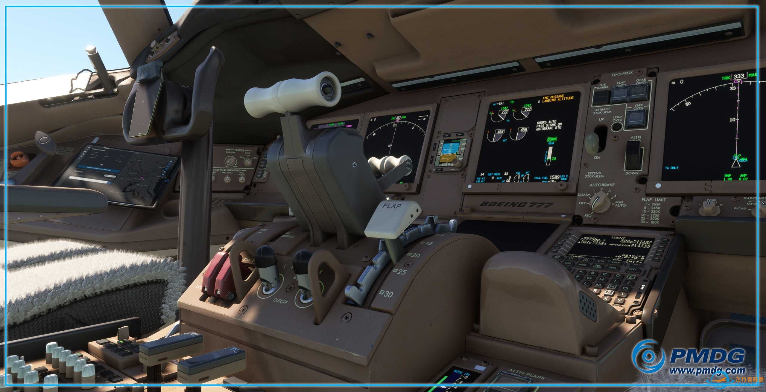 PMDG 777-300ER 官方最新驾驶舱预览图-4933 