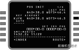 机务频道:【新人必备】图文详解波音737NG飞机惯导校准的五种方法-5630 
