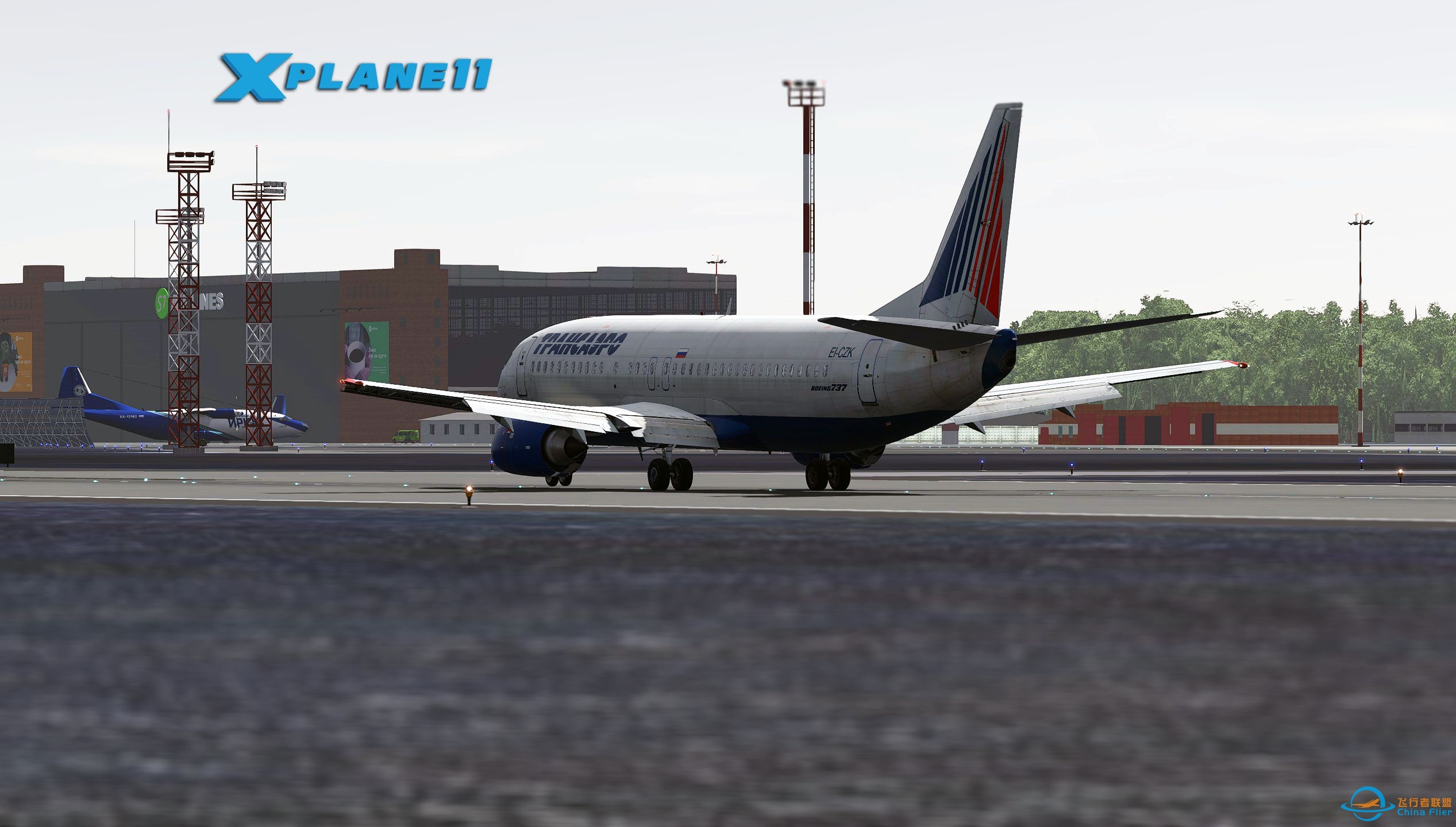 UIII→UNNT 直接就给这飞机砸烂在这 B734 航线飞行 X-PLANE11-4019 