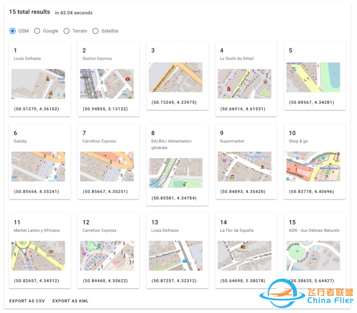 使用OpenStreetMap搜索工具查找地理位置-4212 