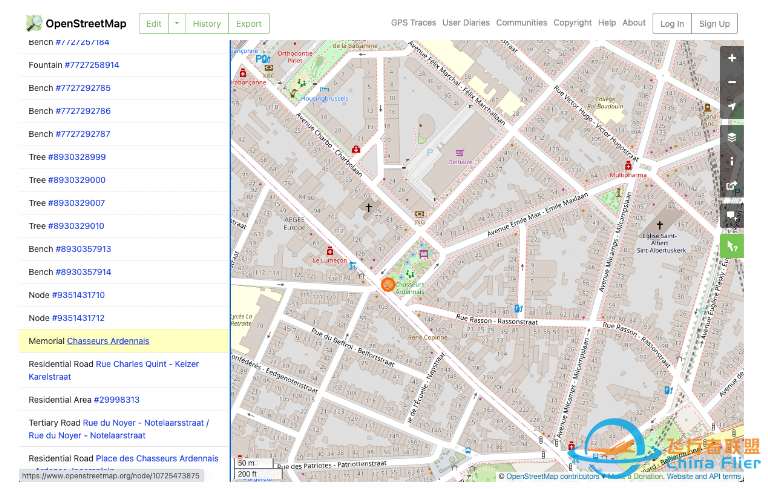 使用OpenStreetMap搜索工具查找地理位置-7280 