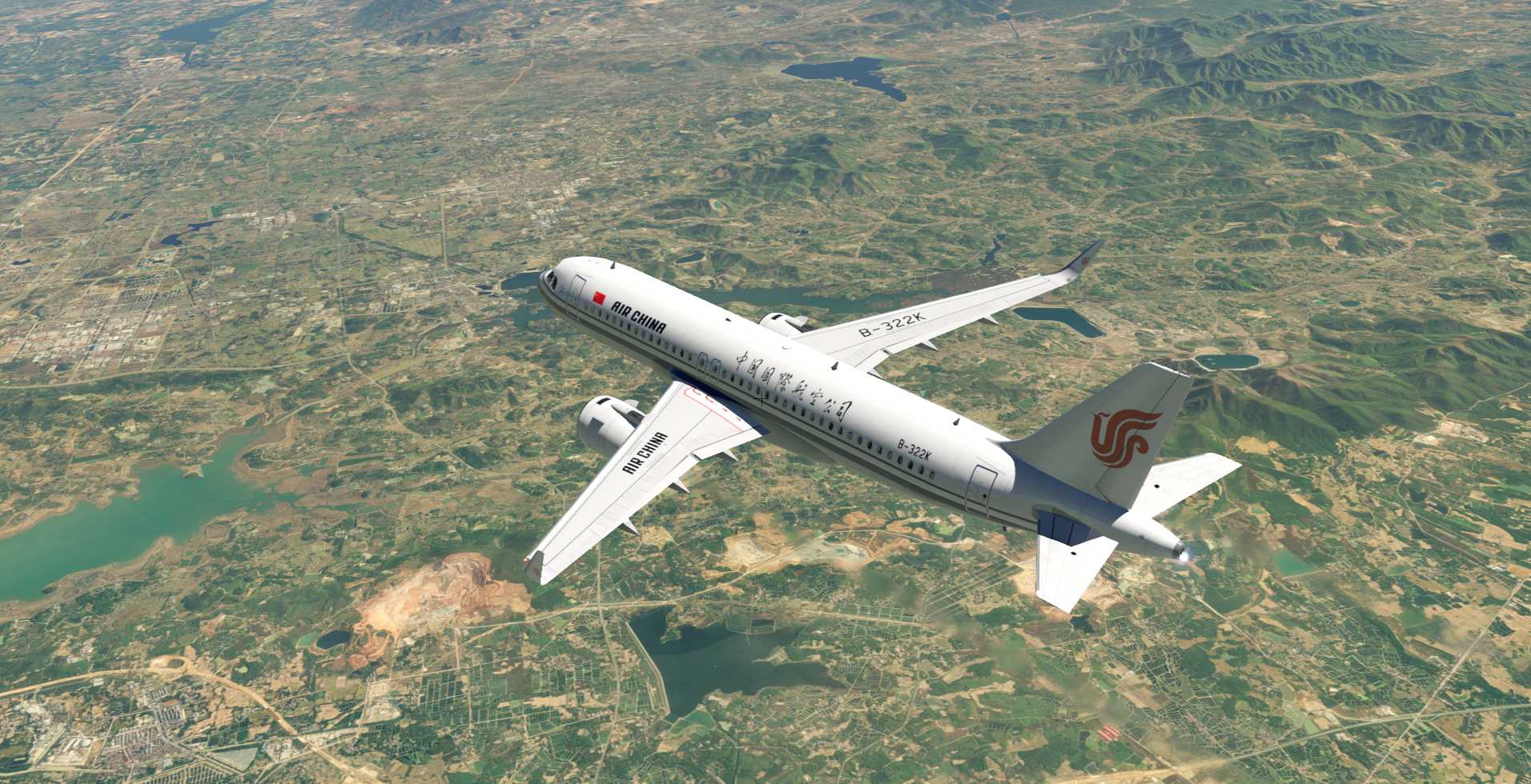 A320三万英尺高空的飞行美图17-9406 