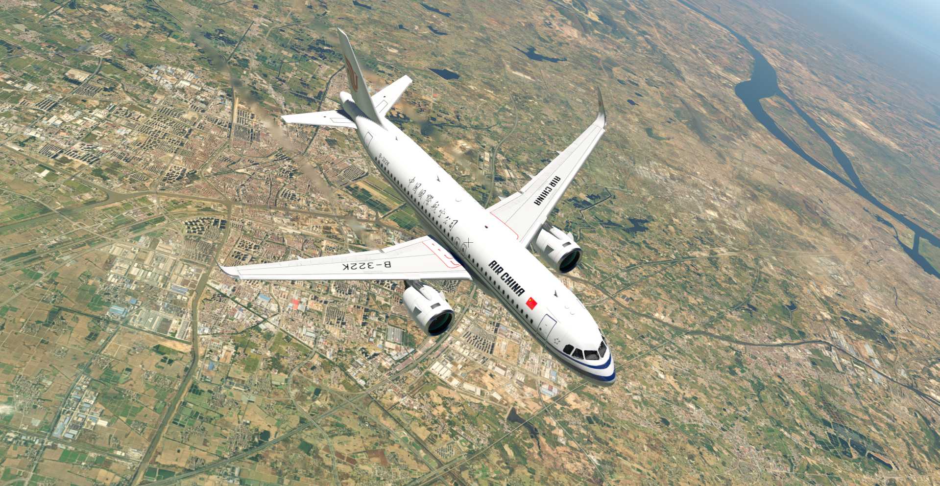 A320三万英尺高空的飞行美图17-4495 