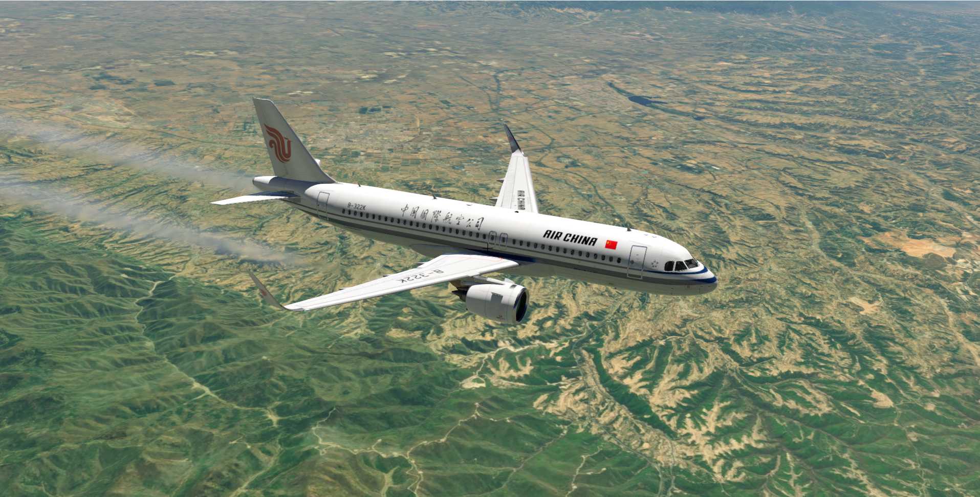 A320飞行美图CA1235-2142 