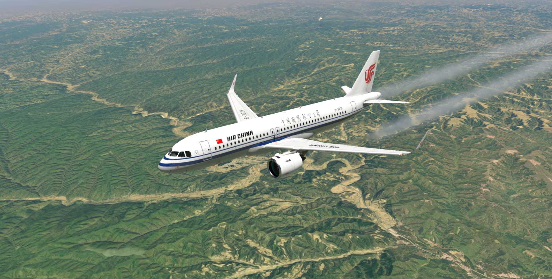 A320飞行美图CA1235-2208 