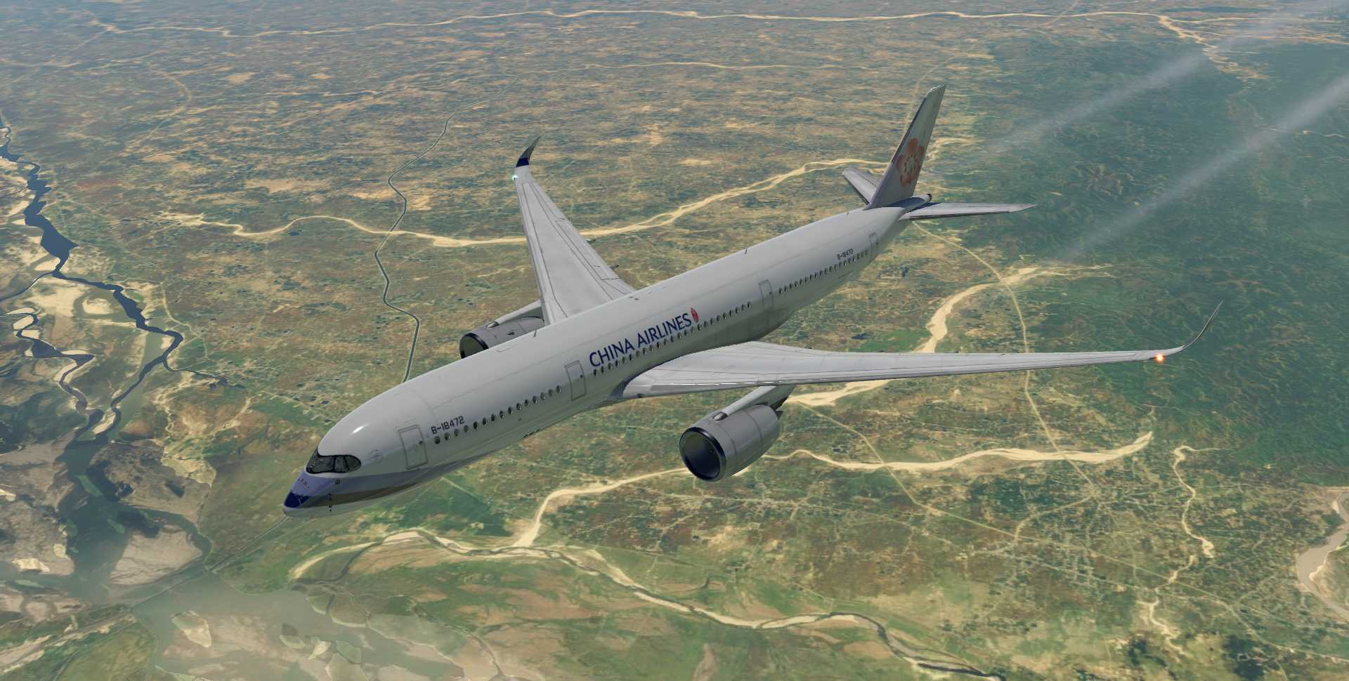 A350飞行美图RA401-7583 