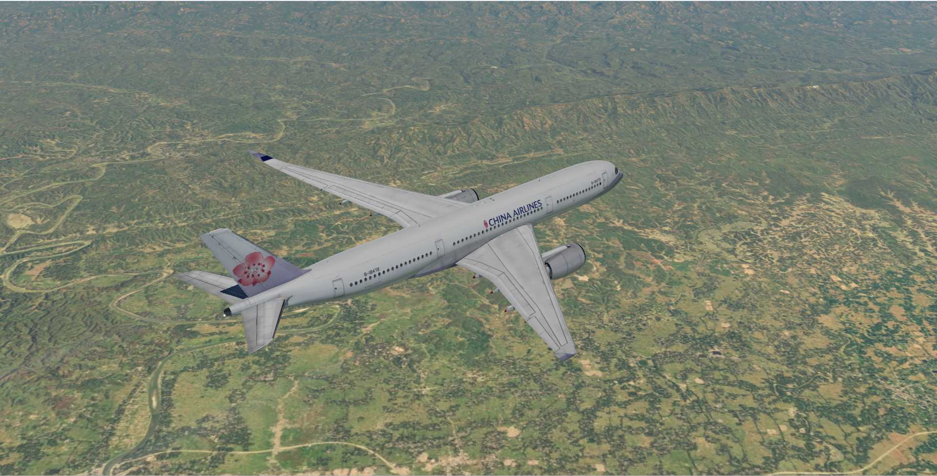 A350飞行美图RA401-4703 