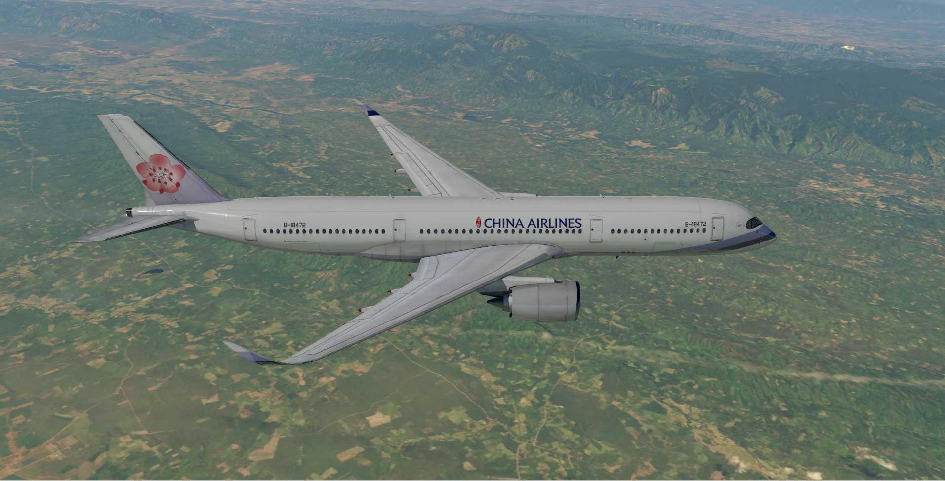 A350飞行美图RA401-9471 