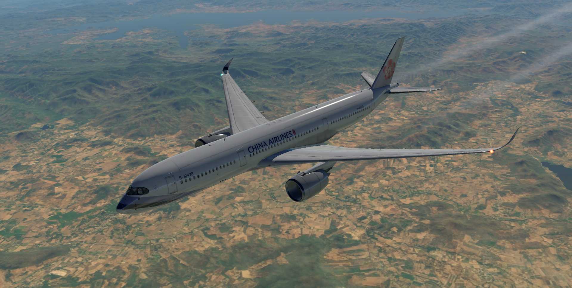 A350飞行美图RA401-9442 