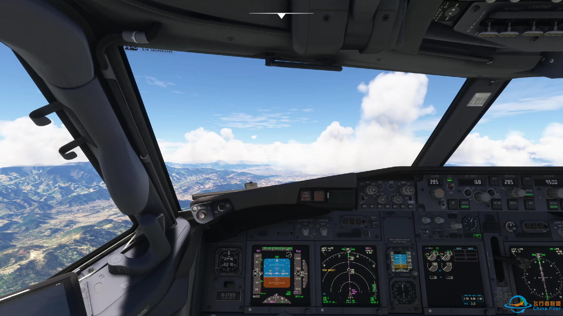 高难度进近 微软飞行模拟2020 模拟飞行 尼泊尔 加德满都 特里布万机场VNKT VOR B Rwy20 目视盘旋进近 PMDG B737-800-5803 