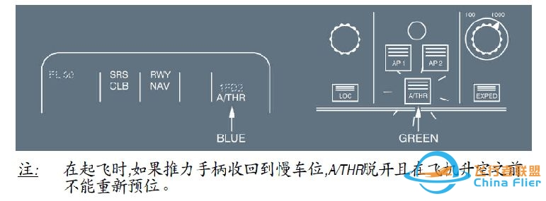 A320自动油门FMA方式指示空白的提示-78 