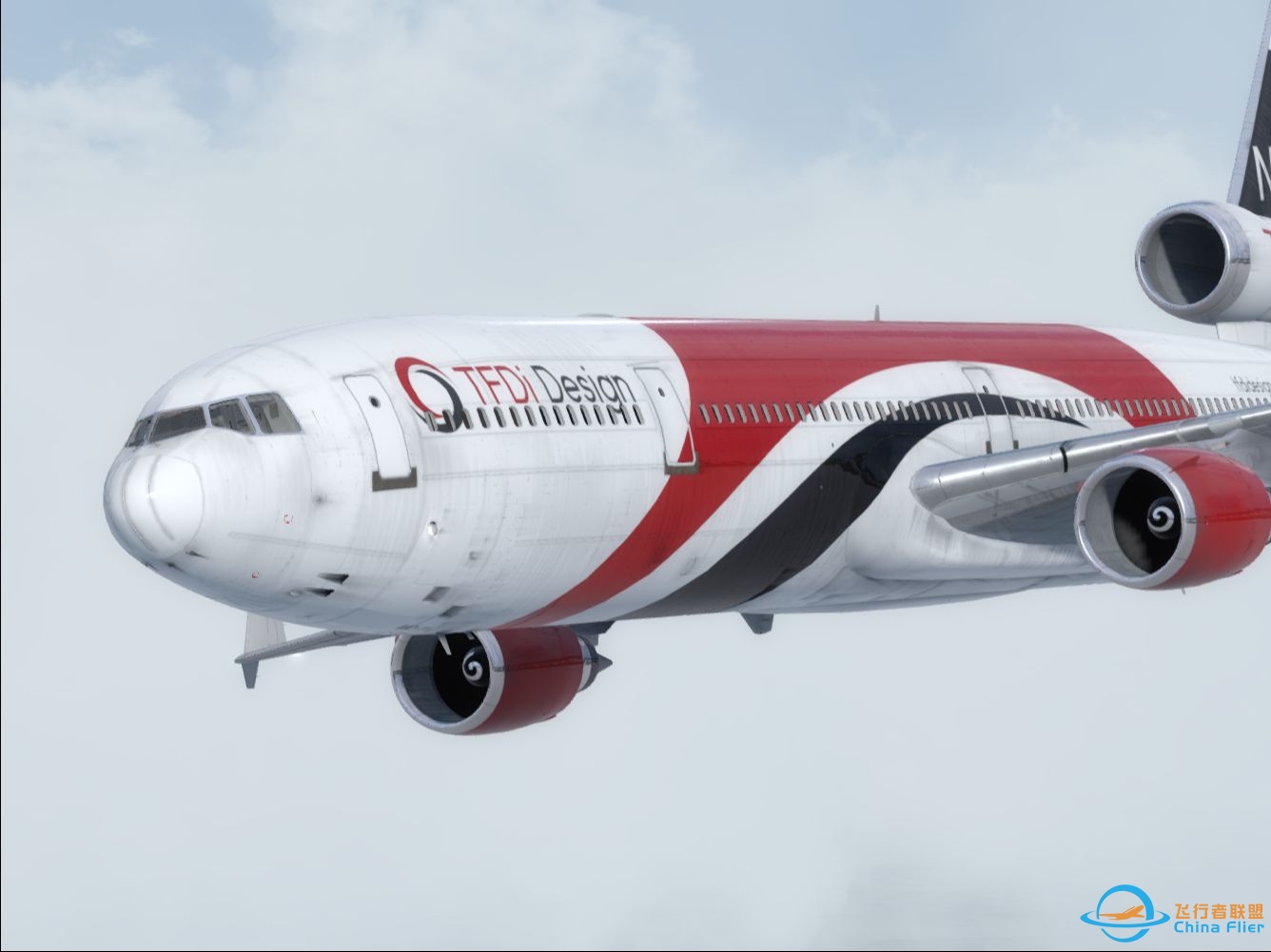 【Prepar3D机模】TFDI MD-11机模部分功能展示（启动+快速滑跑+关车）-7216 