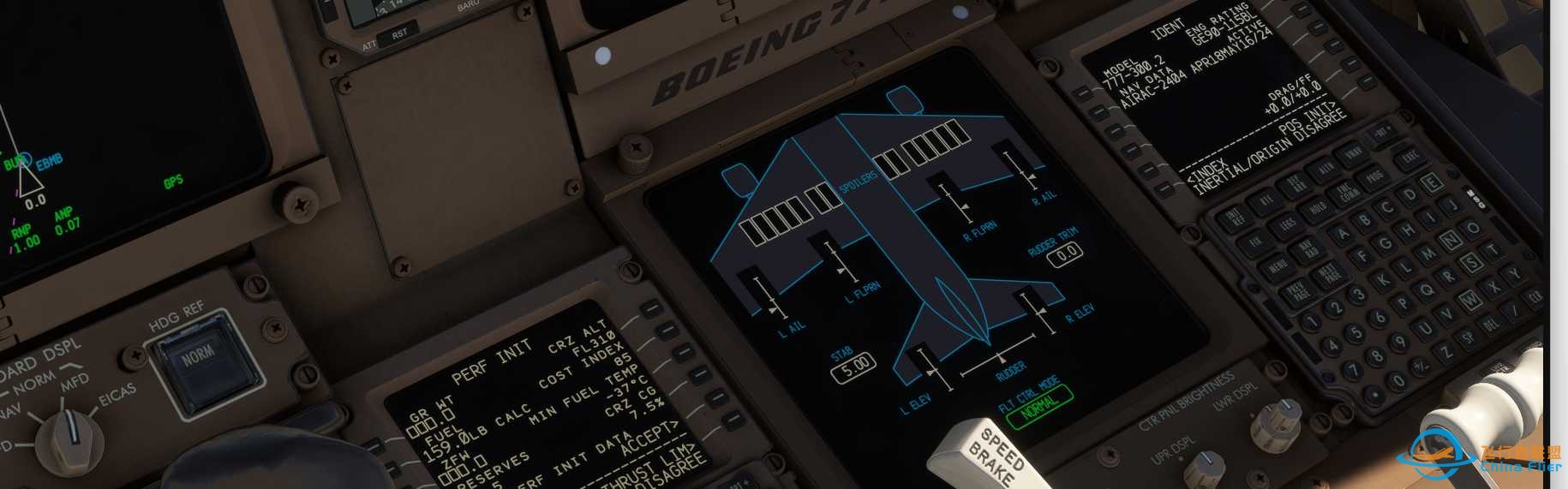 PMDG 777 展示 4：飞行控制和飞行表面-1413 