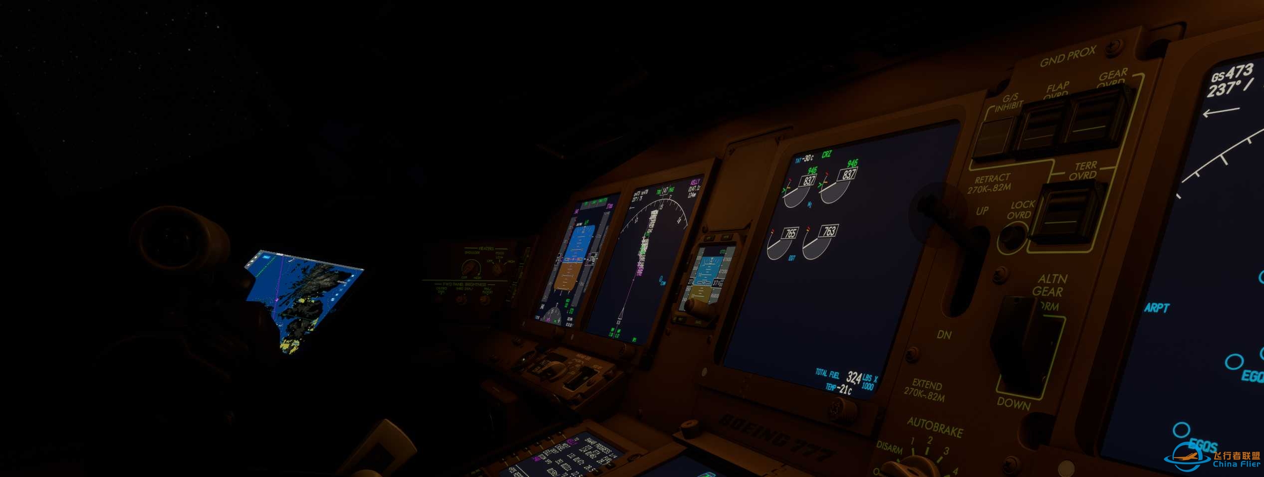 PMDG 777 展示 5：航空电子设备和驾驶舱-5216 