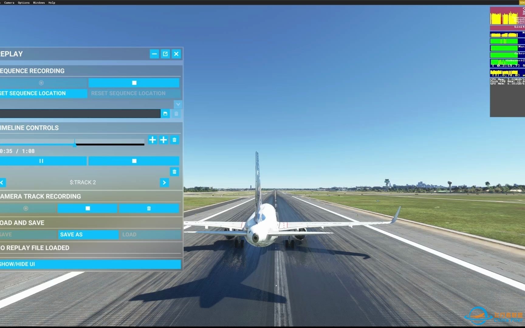 微软飞行模拟2020最新内置回放功能-1343 