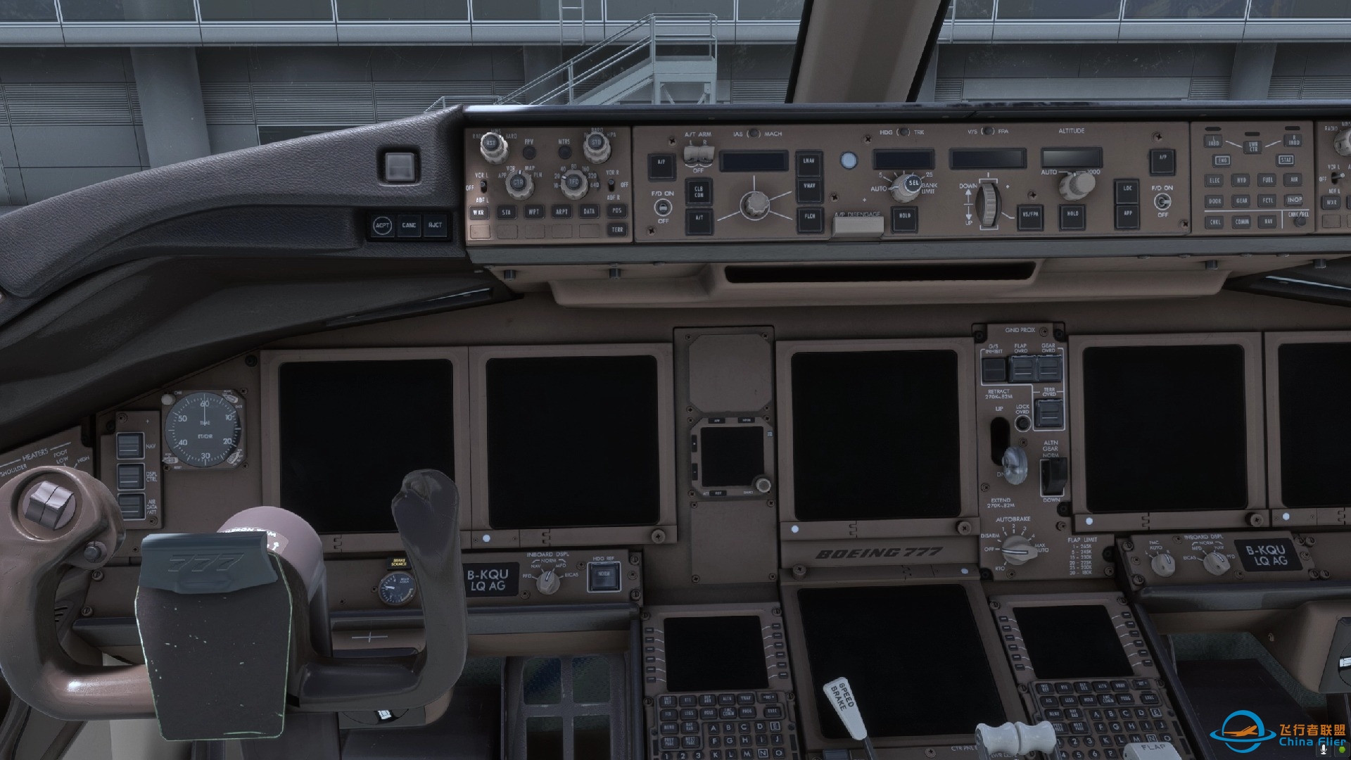 【微软飞行模拟2020】PMDG777教程：驾驶舱准备及EFB讲解-7143 