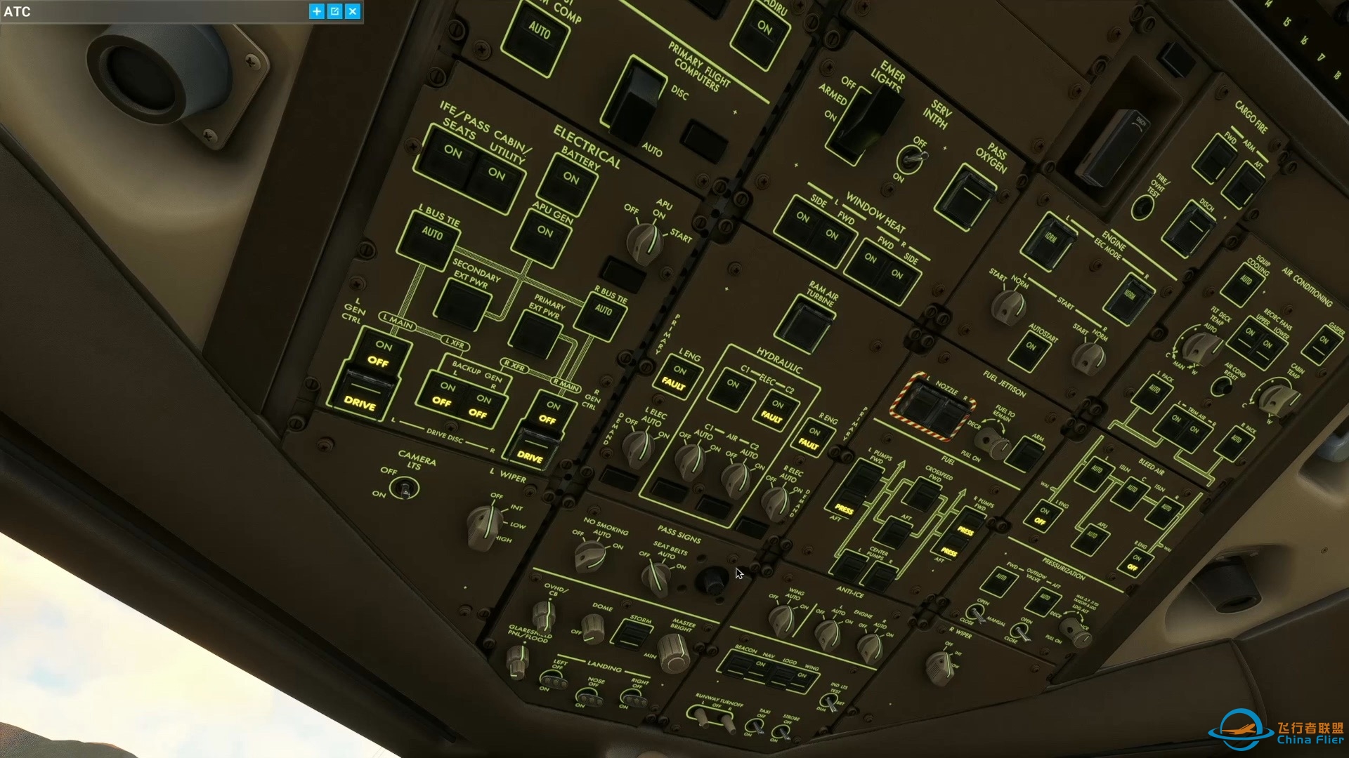 PMDG 777 冷舱启动教程-4845 