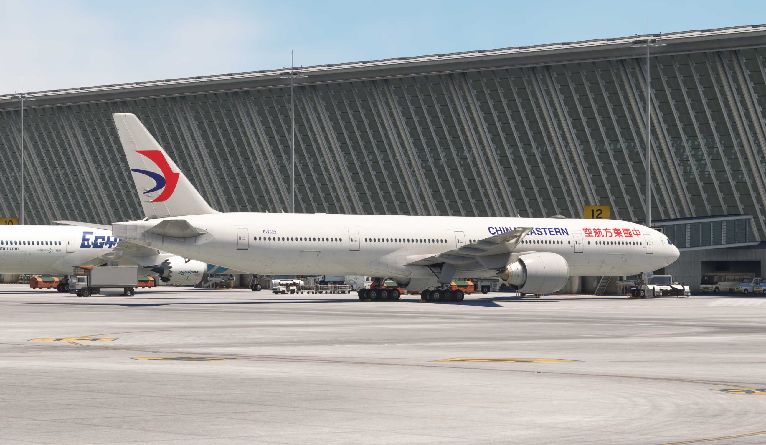 【MSFS】777-300ER ZSPD-KSFO-3124 