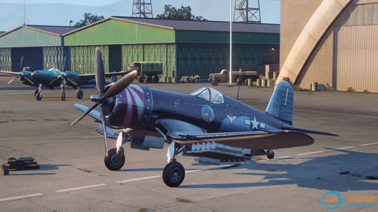 战机世界 第七级 高级战机 美国 XF4U-6, 没什么特点的机型-3331 