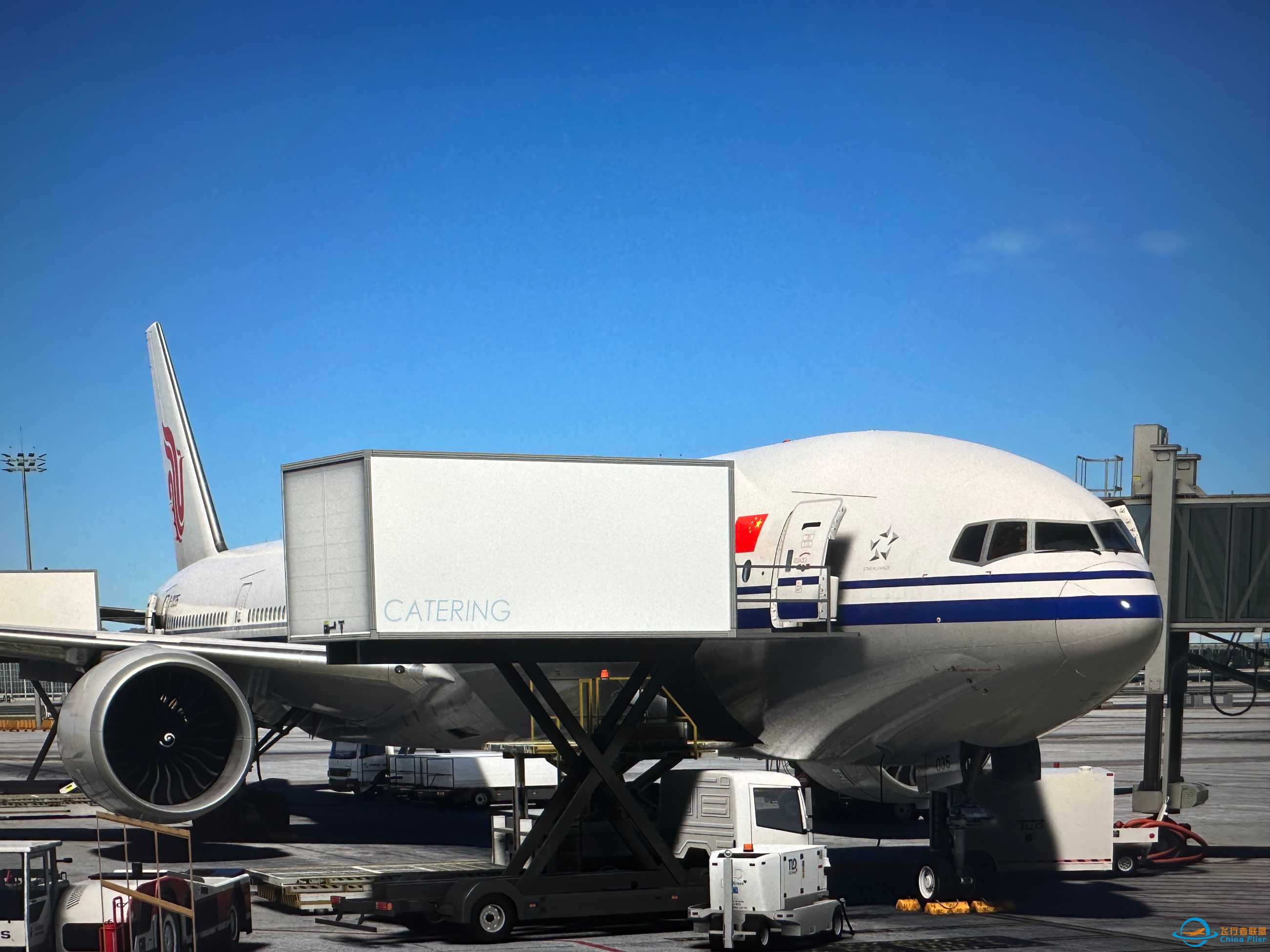 777-300er首都机场飞行前准备（游戏画面）-8916 