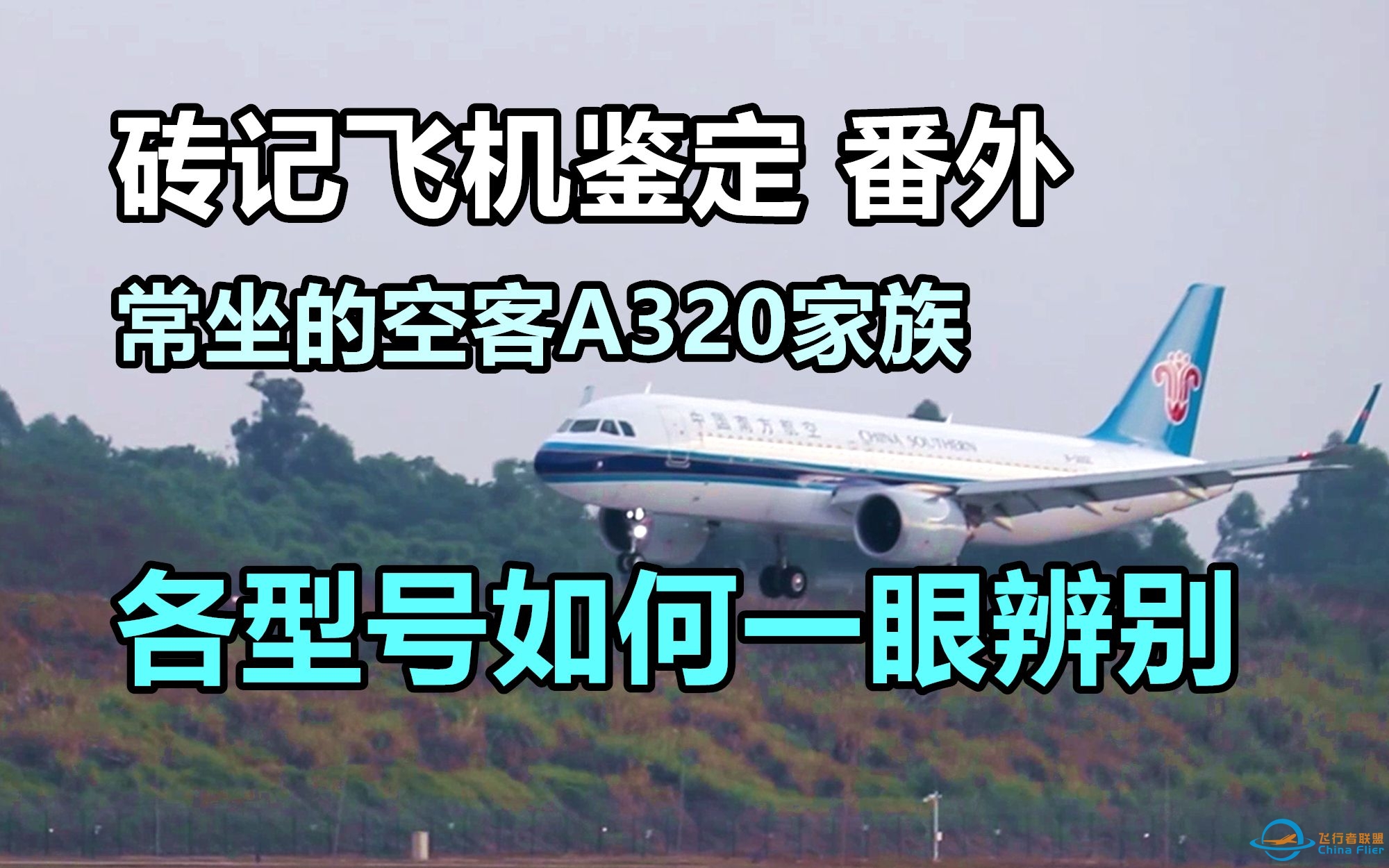 [砖记飞机鉴定]番外:空客A320家族各型如何辨别？-6458 