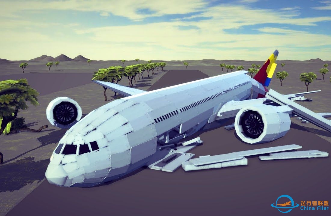 Real Airplane Disasters and Emergency Landings #9 - Besiege-4622 