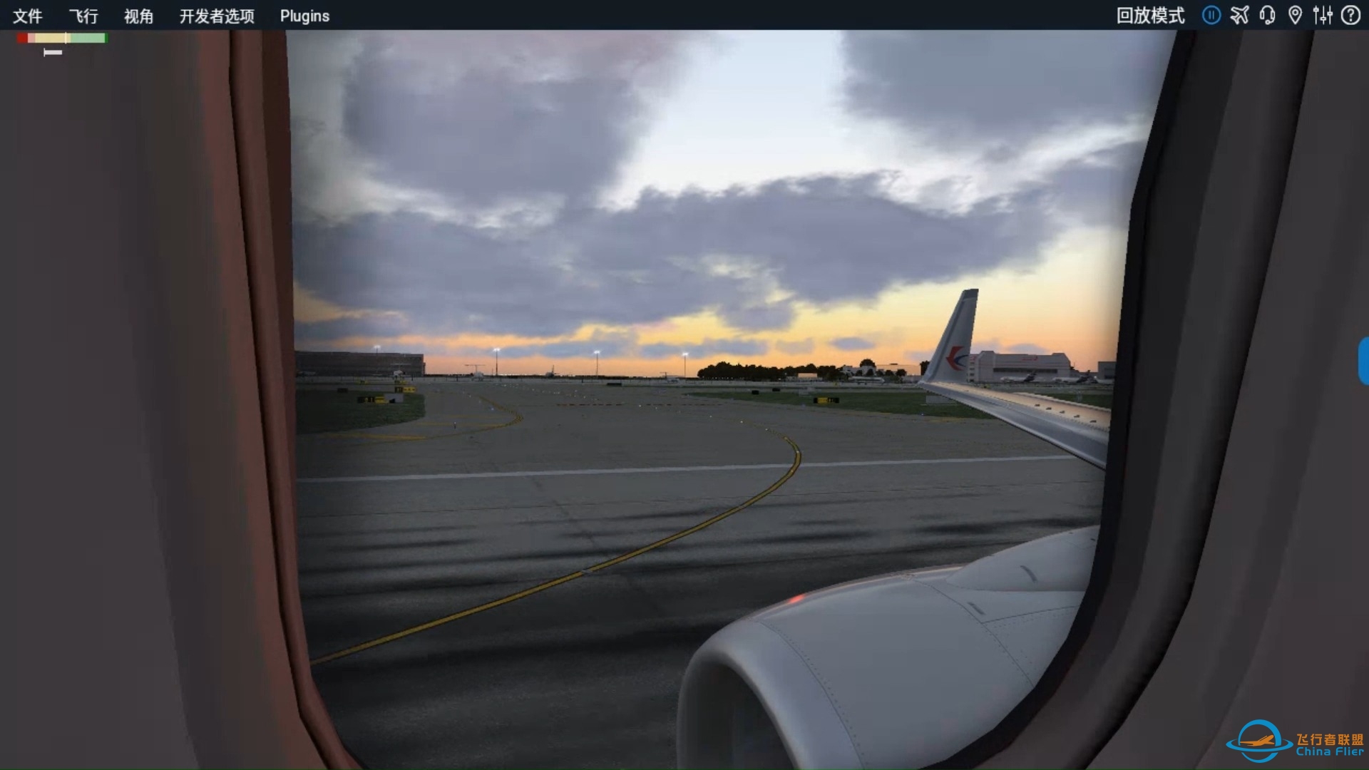 [X-plane11]感受最高画质下的模拟飞行-7848 