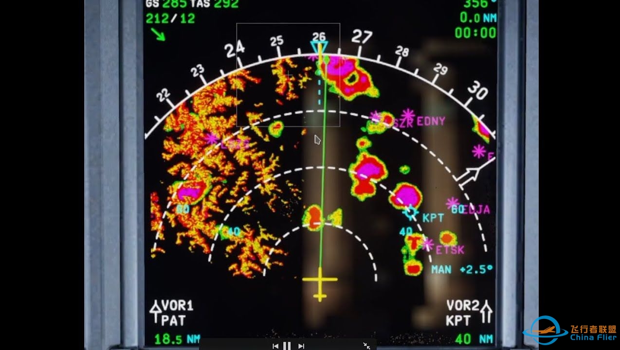 X-Plane 12 将为多架飞机配备实用气象雷达-4523 