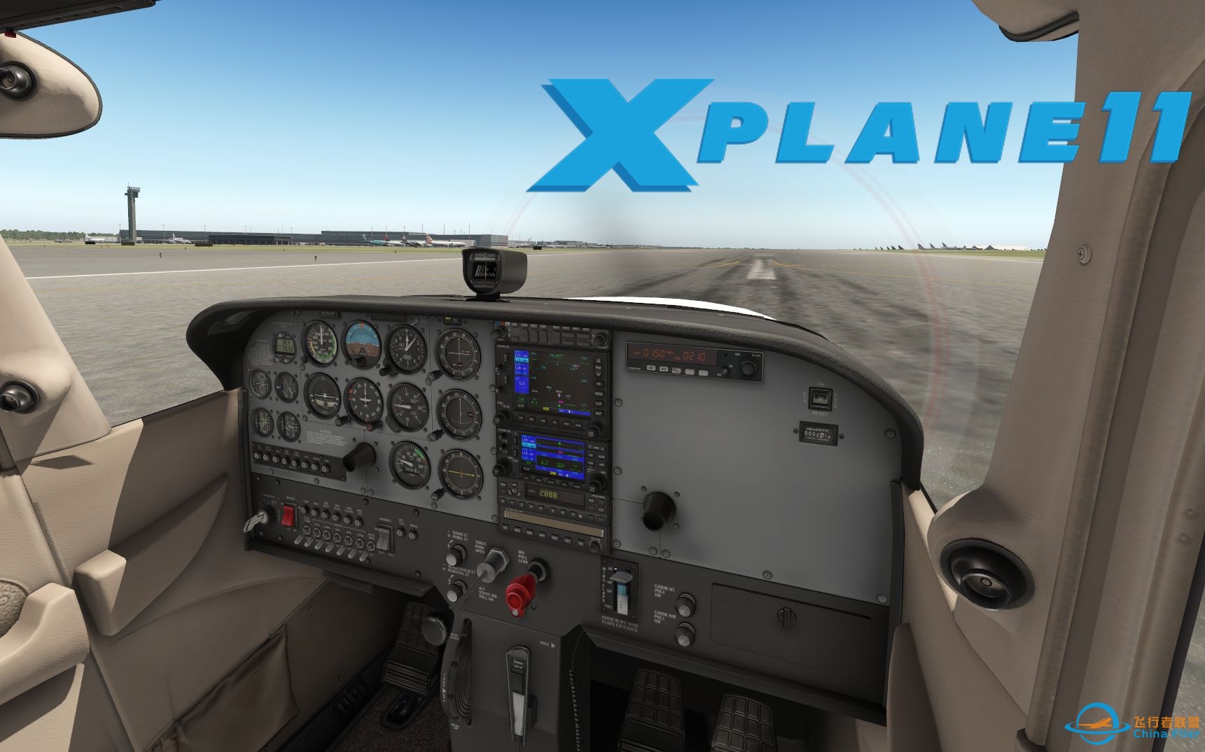 X-Plane 11| 飞行学校 | 赛斯纳ILS降落 | 新手教程 --- CN_Pilot-9413 