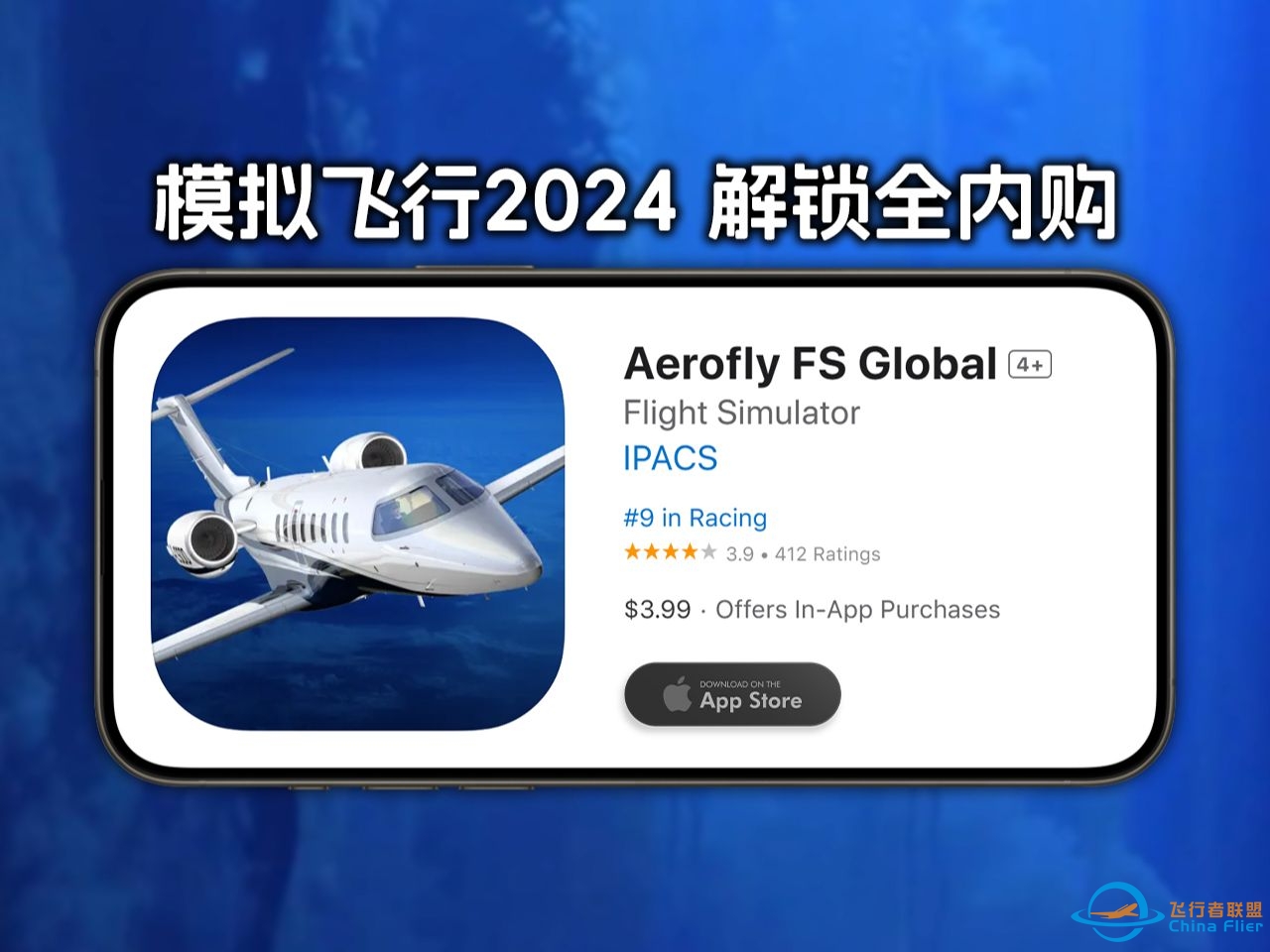 苹果iOS如何下载《Aerofly Fs Global》全内购版本手游-1264 