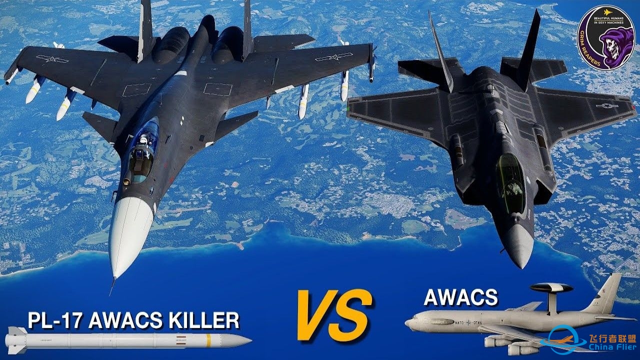 【DCS World】霹雳-17 有多强？AWACS 杀手？-4073 