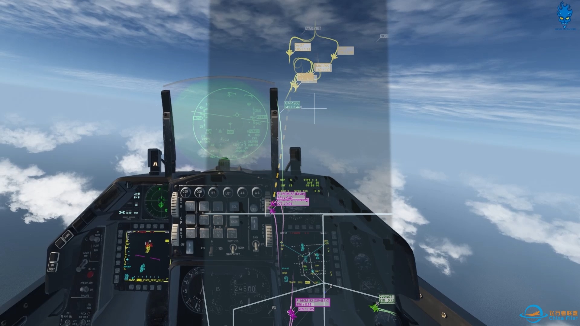 Falcon BMS【矛隼联队】MQT-DCA Training-20241101VR-823 