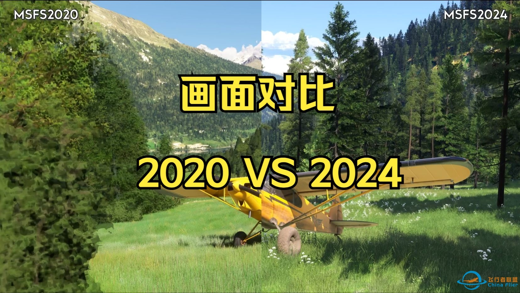 微软飞行模拟2020 VS 2024-753 