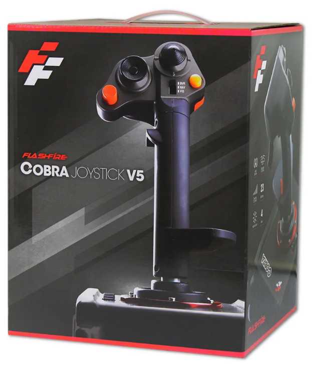 模拟飞行摇杆测评：Cobra Joystick V5-3617 