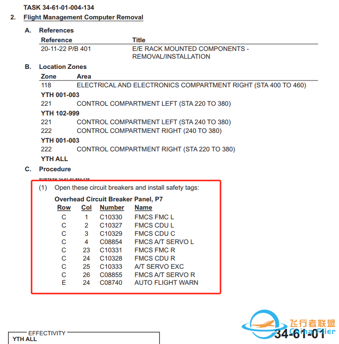 波音747飞机UNABLE RNP咨询信息快速处置单-5200 