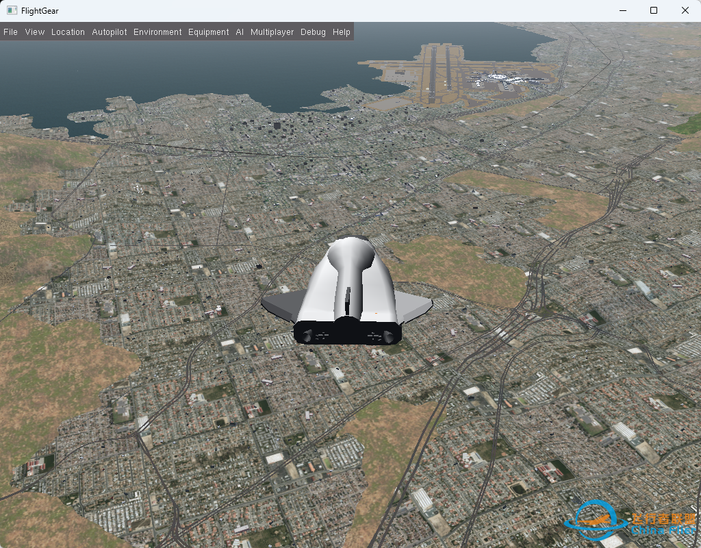 FlightGear+MATLAB+飞行手柄实现实时飞控视景系统-1750 