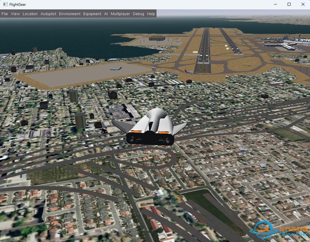 FlightGear+MATLAB+飞行手柄实现实时飞控视景系统-9813 
