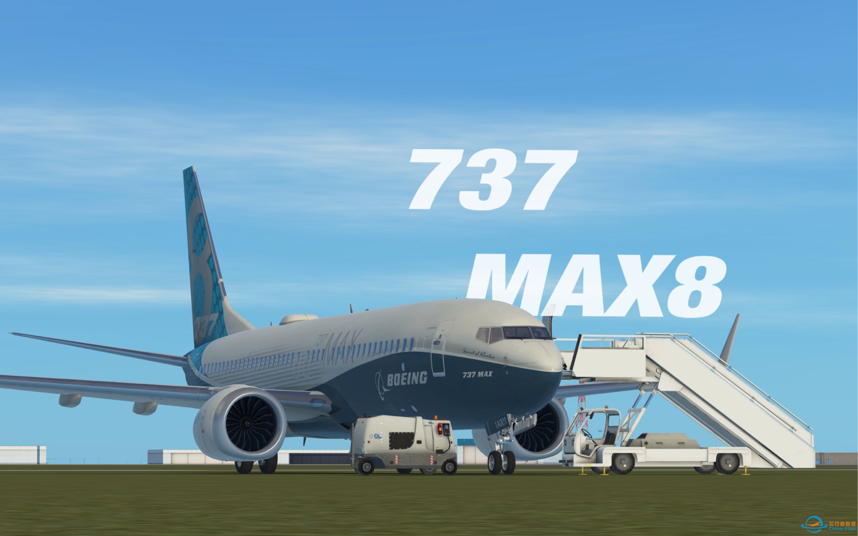 【infinite flight】救命！我的波音737max8飞出了屏幕！｜短剪-9839 