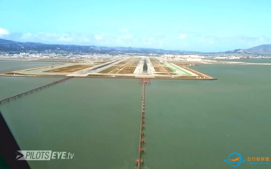 PilotsEYE 史上最全视角 汉莎航空 空客A380降落旧金山国际机场-401 