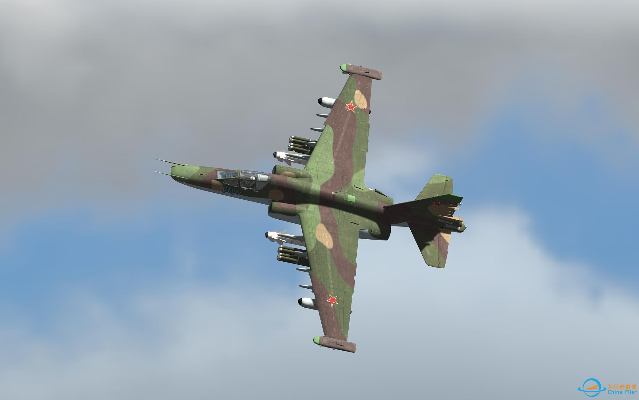 Dcs world Su25T任务：打击指挥所-4143 