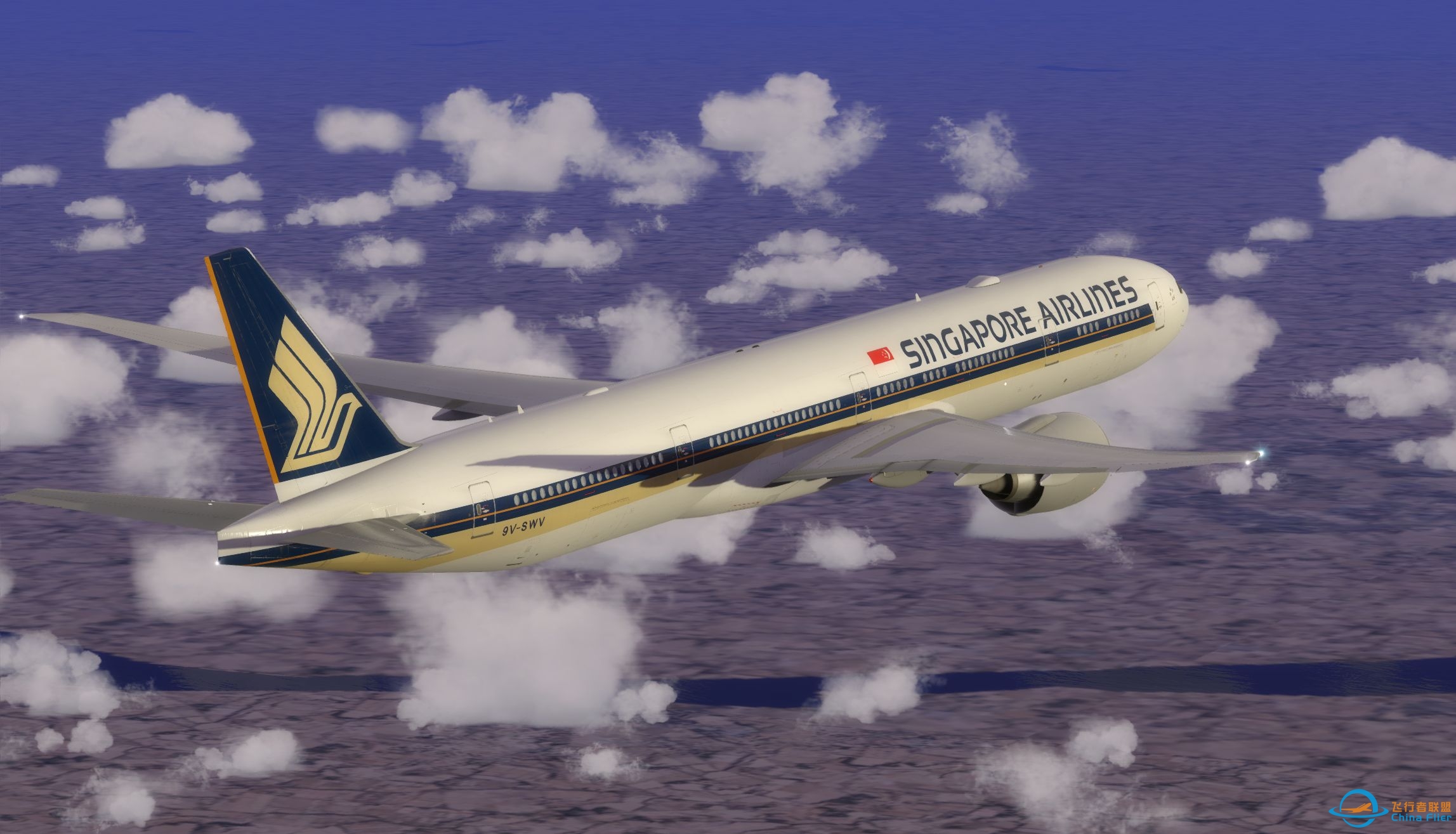 【P3DV4】PMDG B77W 上海浦东ZSPD ILS35R两脱落地-4309 