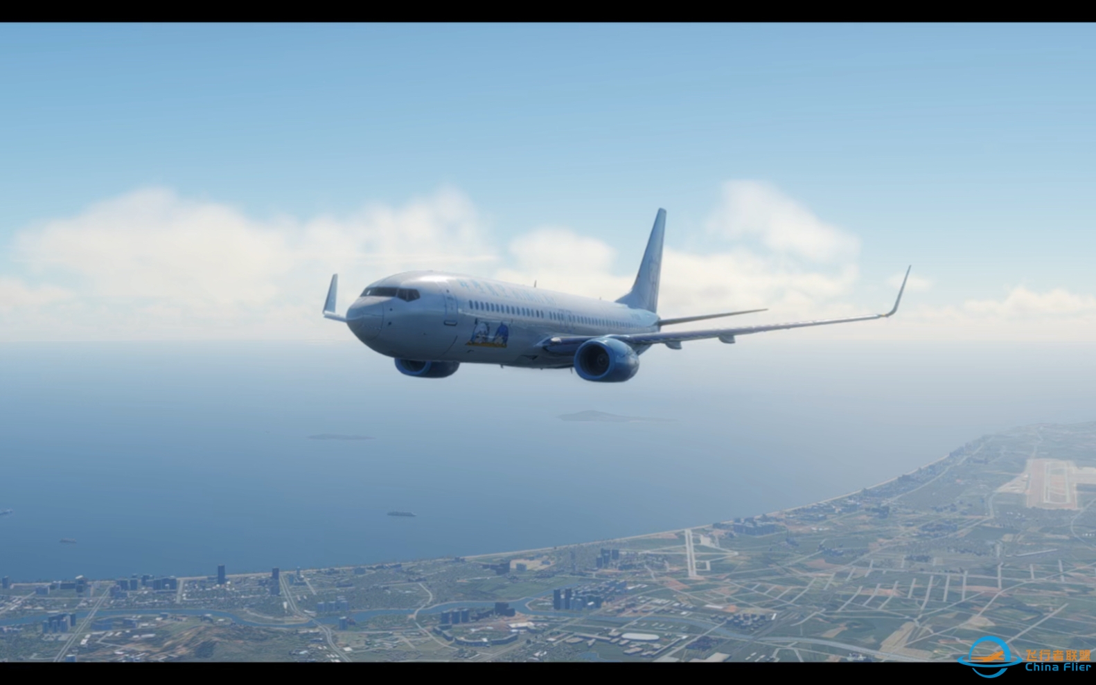 x-plane11厦门高崎至海口美兰完整航线   手动降落-3336 