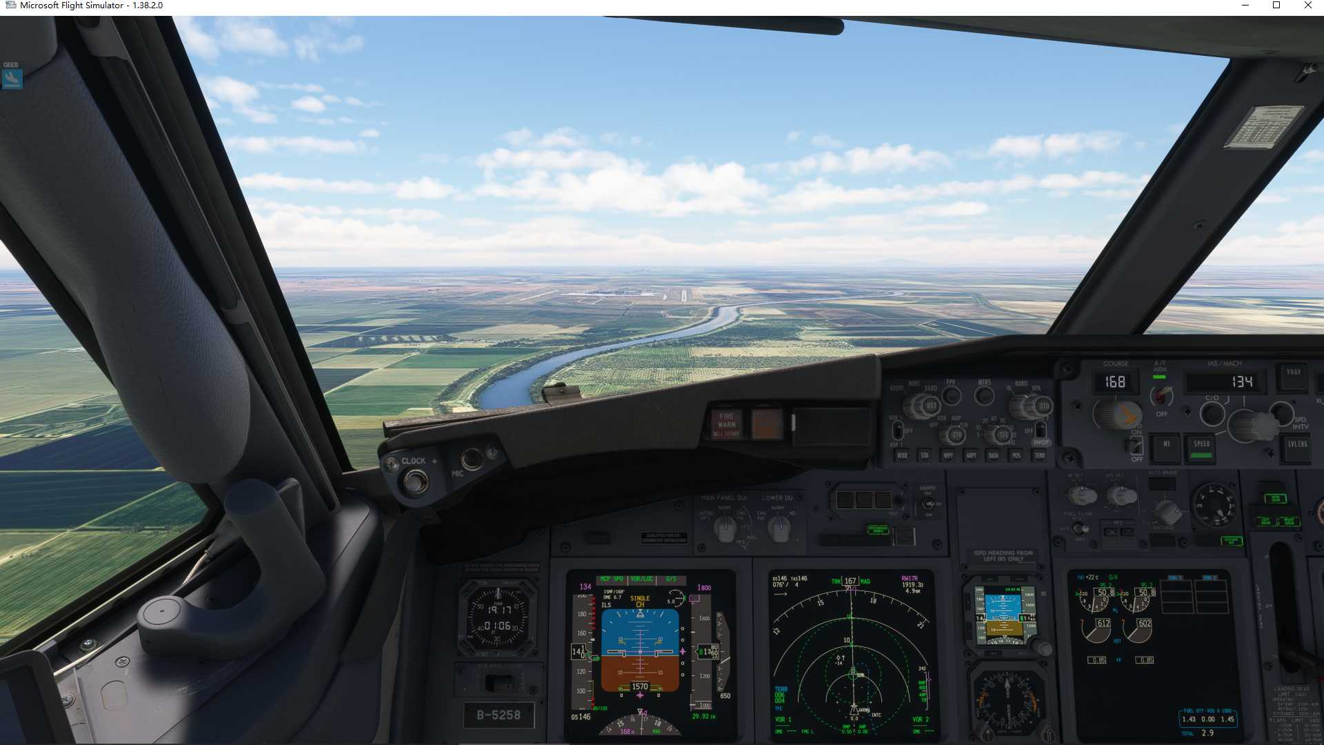 MSFS20   KLGB-----KSMF-3822 