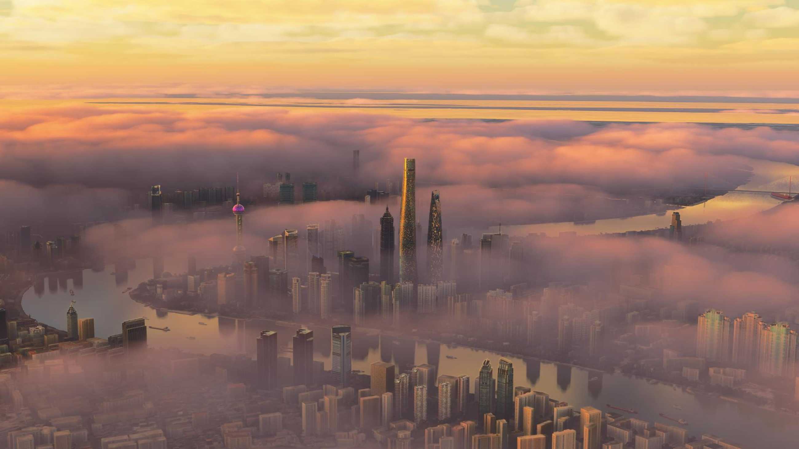 浦东晚霞MSFS2024-557 