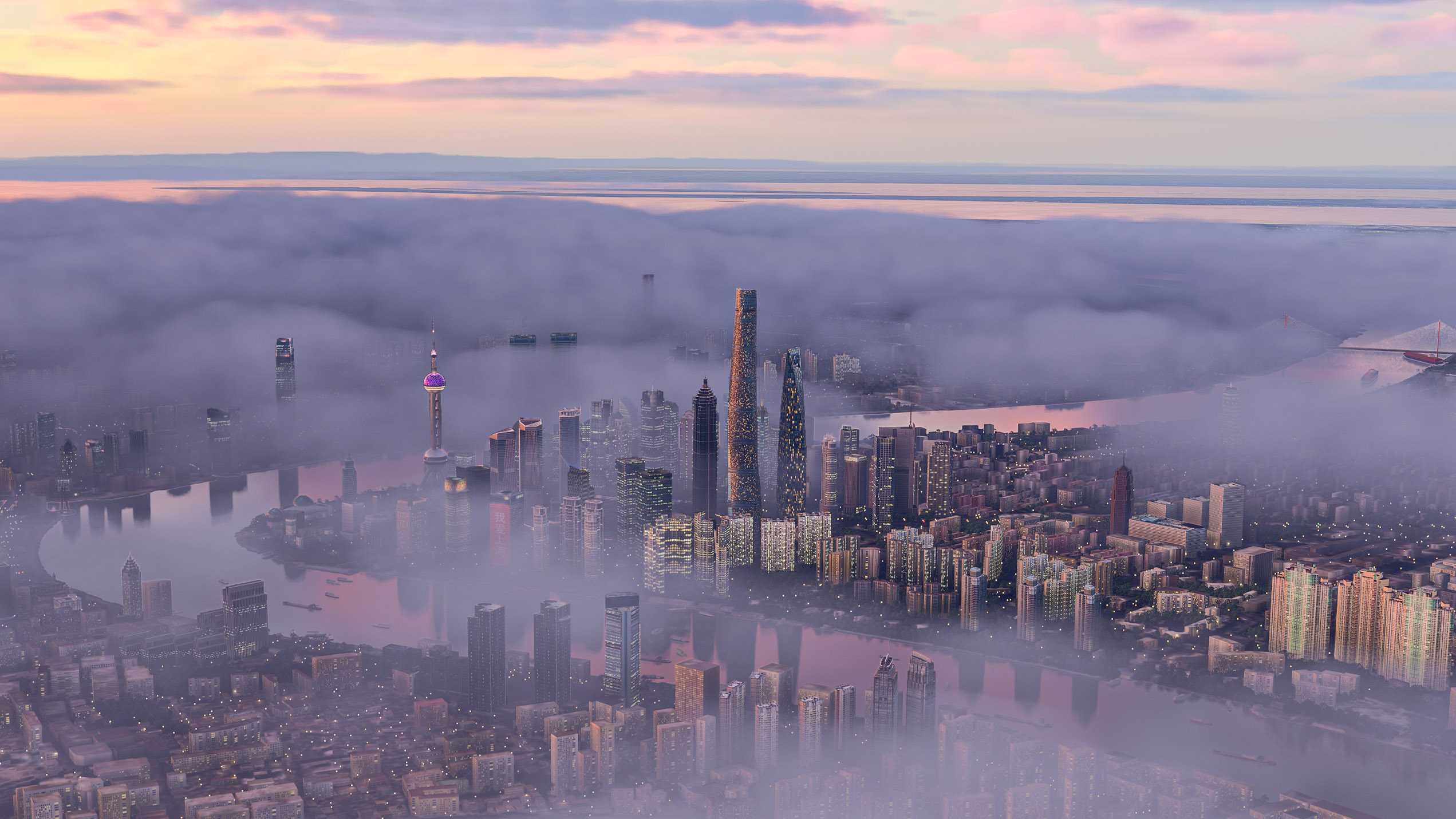 浦东晚霞MSFS2024-4137 