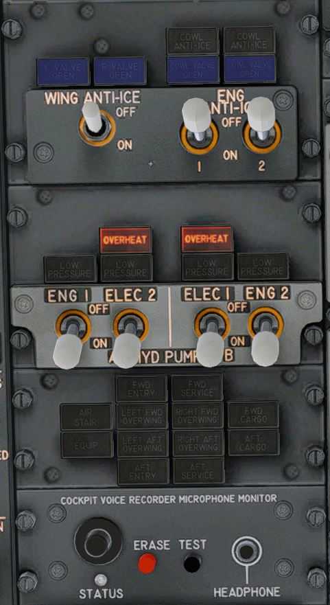 XP 12的ZIBO 738这两个灯什么情况-1147 