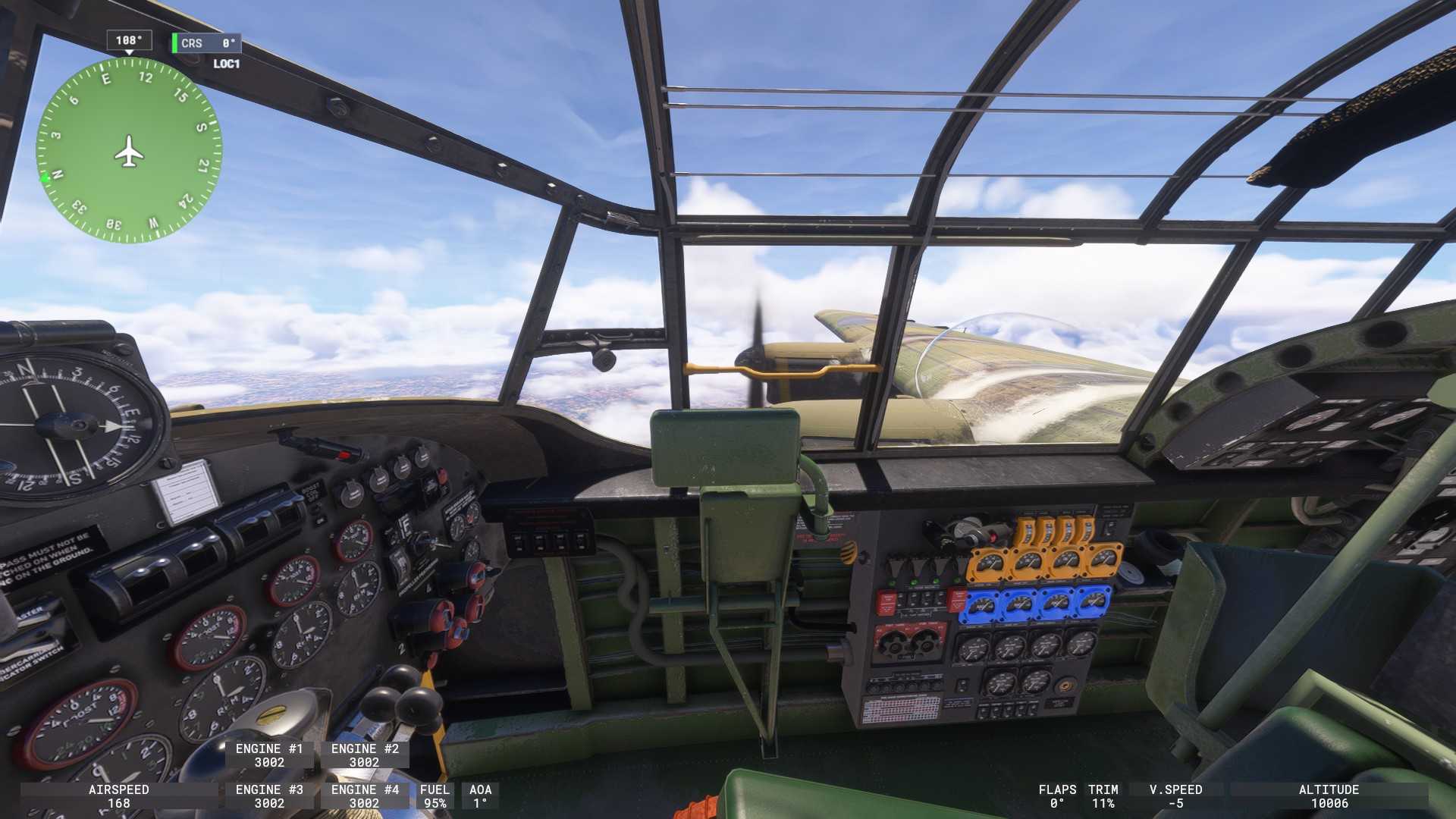 飞一下二战经典轰炸机-兰开斯特-5244 