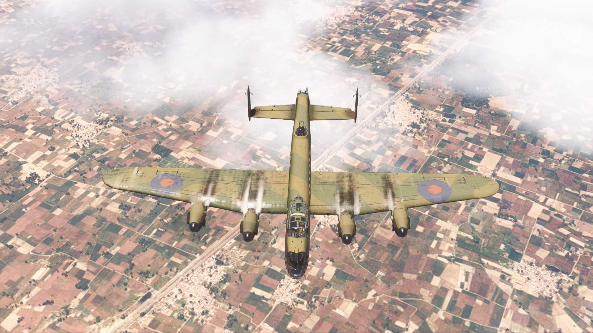 飞一下二战经典轰炸机-兰开斯特-8250 